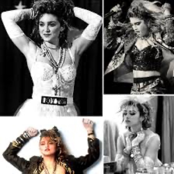 Shortie Lace Gloves/ 1980s - Picture 4 of 6